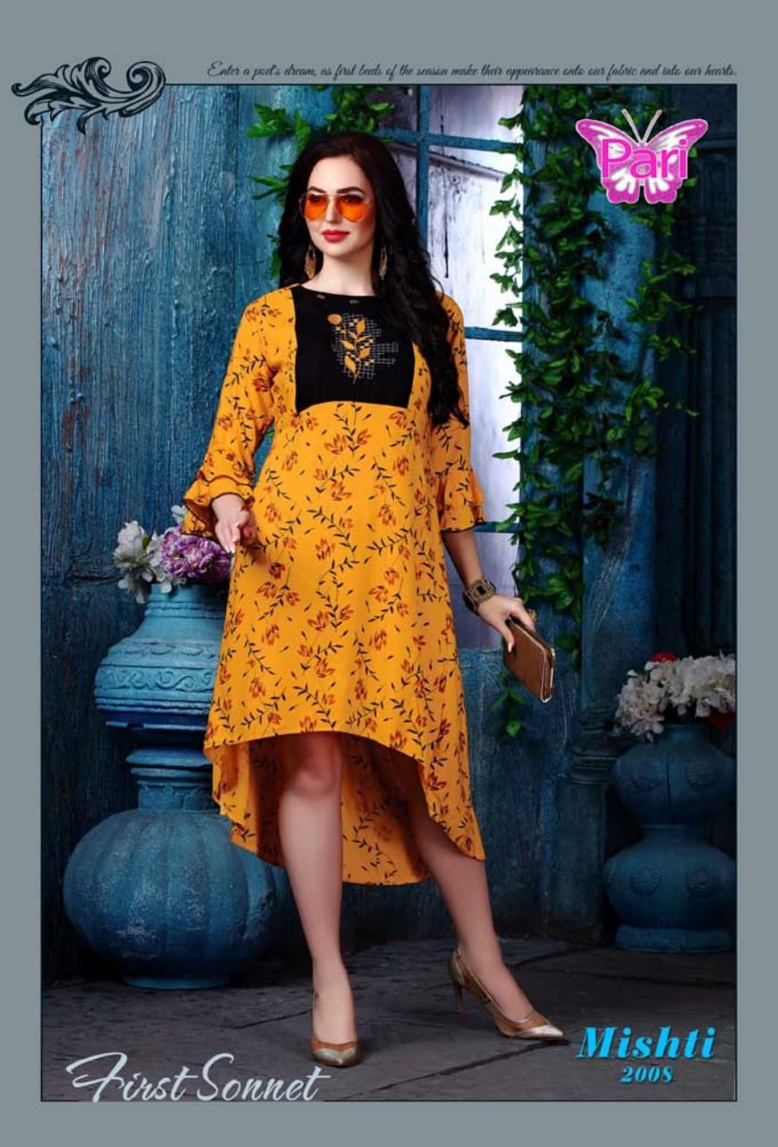 Pari Mishti 2 Heavy Rayon Casual Wear Printed Kurti